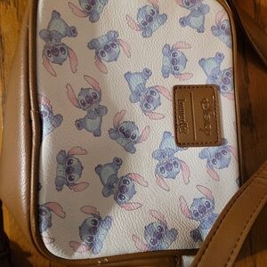 Loungefly Disney Stitch Crossbody Bag - Cream and Tan